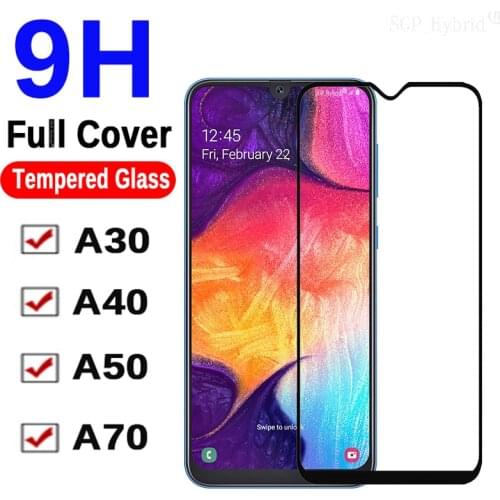 Protective Glass On For Samsung A70 A50 A40 A30 Screen Protector Tempered Glass on sumsung SM A505 A505F A 50 70 40 30 pelicula