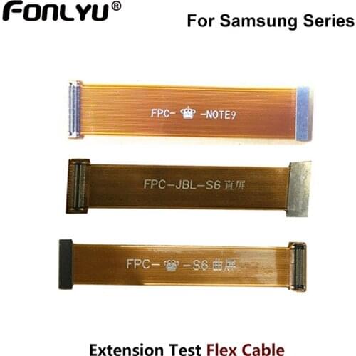 LCD Display Touch Screen Extension Flex Cable For Samsung Galaxy S20 S20U S10 S9 S8 Plus Note 8 9 LCD Tester Extend Test