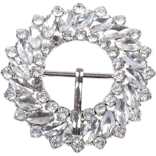 1PC Rhinestone Crystal Shoes Buckle Women Bridal Wedding Elegant Fashion Shoe Clips Decor New