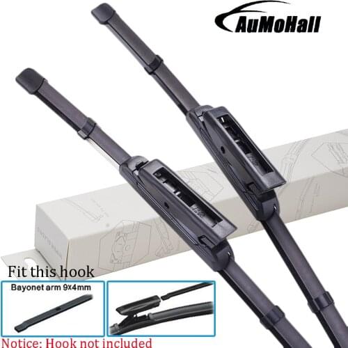 Car Windshield Blades Fit Bayonet Arm Front Window Frameless Wiper Blades 14"16"17"18"19"20"21"22"24"26" Universal