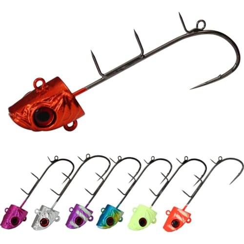 2PCS Fishing Glow Jigging Slow Jig Lure Jigbait spoon baits Hookg 150g