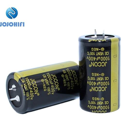 400V 1000UF 1000UF/400V 35x60mm JCCON 105 ℃ Pitch 10mm Electrolytic Capacitor Inverter Welding Machine Horn Capacitors
