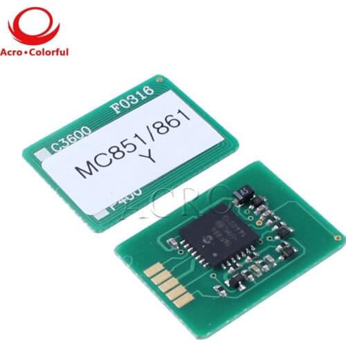 44059256 44059255 44059254 44059253 Toner chip for OKI MC861 MFP EU laser printer copier cartridge refill