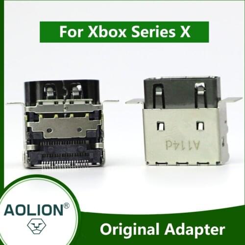 Aolion Original New HDMI-compatible Interface Socket Port Parts Replacement For XBOX ONE Series S X Motherboard Repair