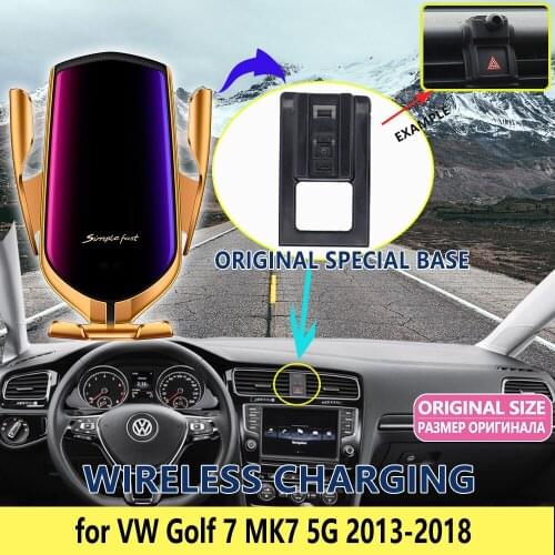 Car Mobile Phone Holder for Volkswagen VW Golf 7 MK7 5G 2013 2014 2015 2016 2017 2018 2019 GPS Telephone Accessories for iPhone