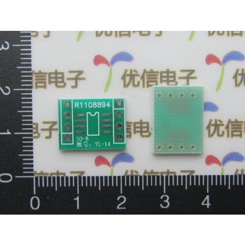 Free shipping empty board / SOP-8 adapter board / SOP to DIP / SO8 SOP8 to DIP8