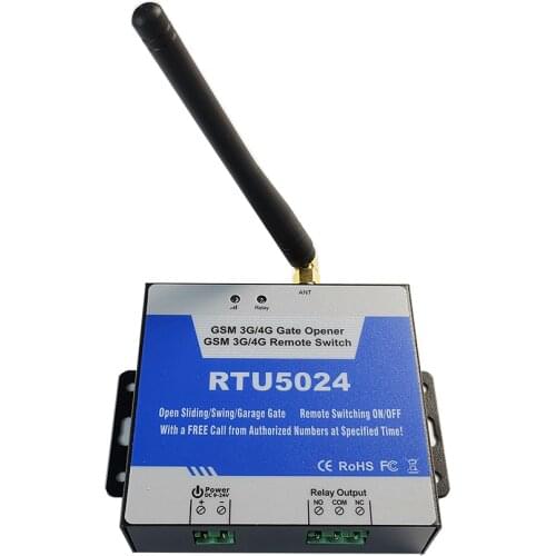 RTU5024 GSM 3G Wireless Door/Gate Opener with Remote Access Control & Relay Switch