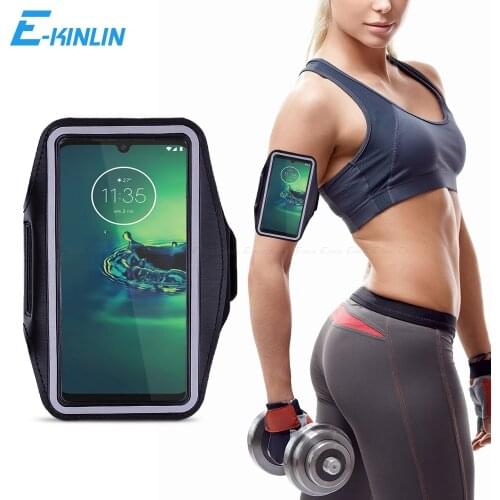 Sport Gym Running Workout Case Pouch Arm Band For Motorola Moto G9 G8 G6 G5S G5 G7 Power Lite Play Plus Phone Bag Cover