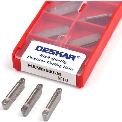 MRMN200-G MRMN300-M MRMN400-M K10 DESKAR 100% slotted carbide insert CNC aluminum copper machining turning tool