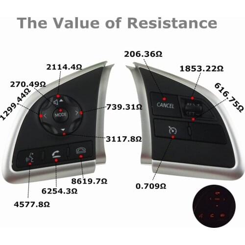 Buttons Phone For Mitsubishi Outlander 2013 2014 2015 Mirage 2014 2015 Steering PAD Audio Control Switch