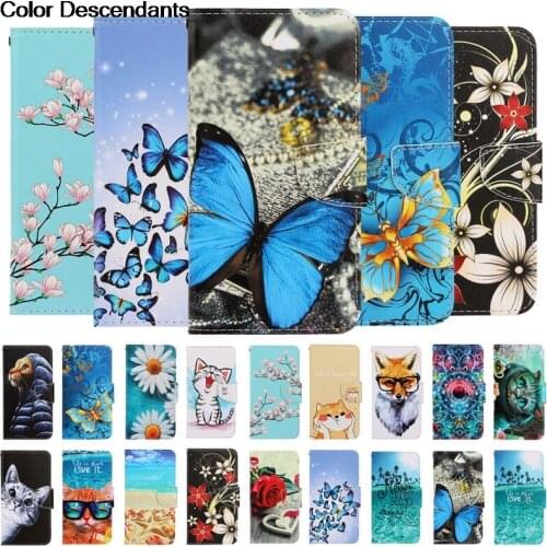 Leather Wallet Flip Cover For Samsung Galaxy A50 A30s A70 A50s A30 A20 A10 A40 M11 A20e A8 2018 Cartoon Protective Phone Cases