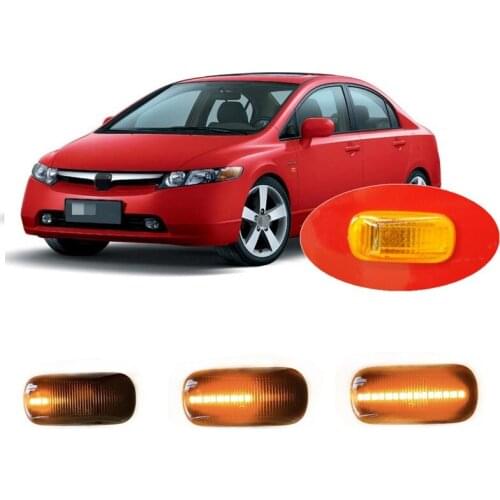 Fit for Honda Civic MK7 VII EM EU EP EV ES ET MK8 VIII FA FD FN FK Dynamic LED Indicator Side Marker Signal Light Accessories