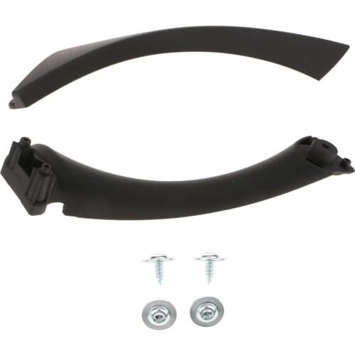 Right Inner Door Panel Handle Pull Outer Trim Cover For BMW E90 3-Series Sedan Replace Part Number: 51417230850, 51419150336