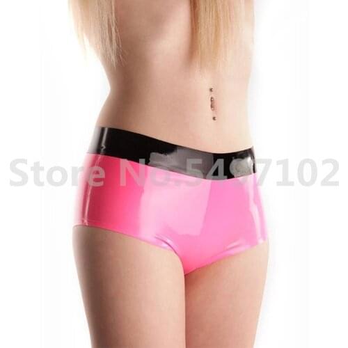 Latex Rubber Knickers Sexy Tights Hot Pants Rubber Latex Underwear