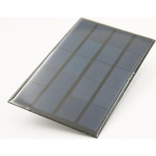 5V 2W 500mA Solar Panel Polycrystalline Silicon DIY Battery Charger Small Mini Solar Cell cable toy Solar light 5V