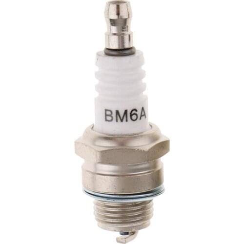 BM6A Spark Plug Glow Standard Plug BM6A Small Engine Replacemnet for 2-stroke Chainsaw Lawn Mower Strimmer for Car Goods