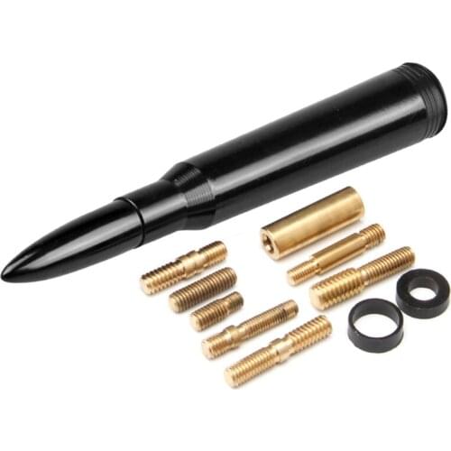 X7AE Universal Aluminium Car SUV Bullet Antenna Anti Theft Copper Coil Short Antenna