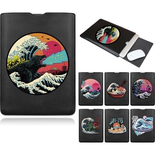 Universal Laptop Bag 11 12 13 14 15 Inch Leather Portable Notebook Bag for Apple/Huawei Computer Fabric Sleeve Cover Accessories