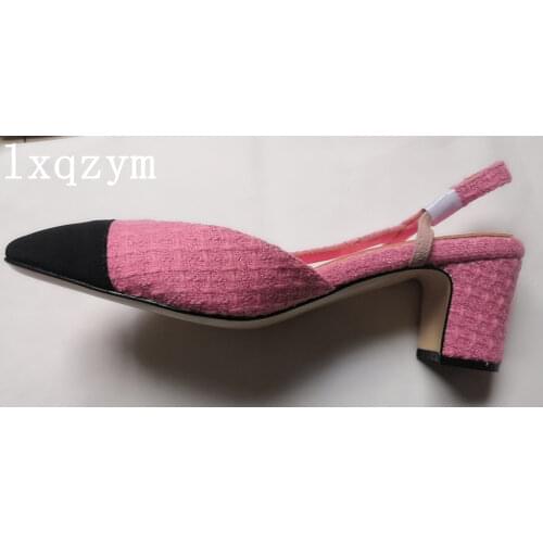 Mixed Candy Color Women Flats Luxury Brand Design Women Leather Gladiator Sandals Fashion Office Lady Tweed Slingback Shoes