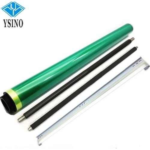 1Set X Grade A Quality Bizhub C258 OPC Drum+Cleaning Blade+Charge Cleaning Roller+PCR Roller For Konica Minolta C258 C308 C368