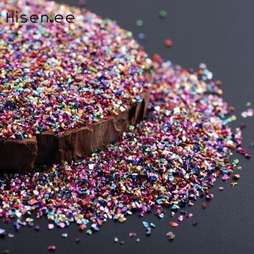 1 Pack 20g Rose Gold Hot Sale High Quality Small Irregular Broken Glass Rhinestone 3D Charm DIY Nail Art Jewelry Decoration