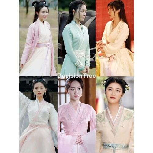 2021 tv play hanfu ancient costume traditional chinese clothing women hanfu dress chinese traditional dance costume fairy dress