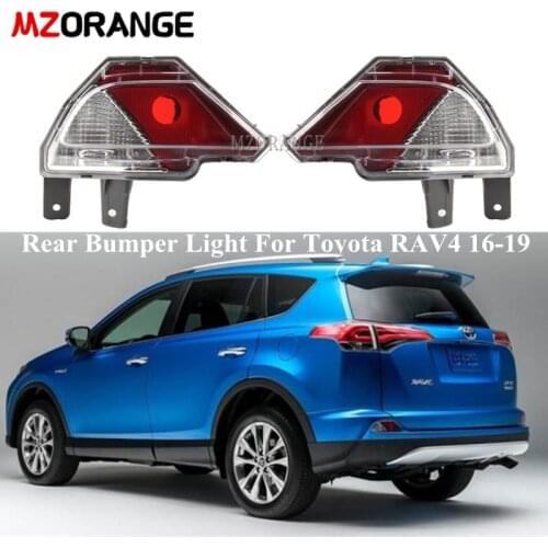 USA Version Rear Bumper For Toyota RAV4 2016 2017 2018 2019 Reflector Stop Tail Fog Light Turn Signal Brake Parking warning Lamp