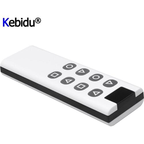 Wireless 433Mhz Copy Remote Control Cloning Code For Garage Gate Door Opener Alarm Duplicator 1000M Long Transmitter White