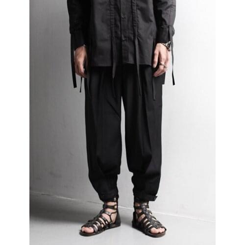 Brand mens pants new trend hip hop versatile Leggings mens dual purpose jogging with personalized casual pants