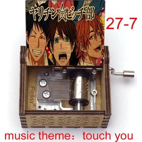 Yarichin bitc bu Ayato Yuri figure print Wooden music theme touch you Music Musical Box anime Friends cosplay fans Birthday Gift