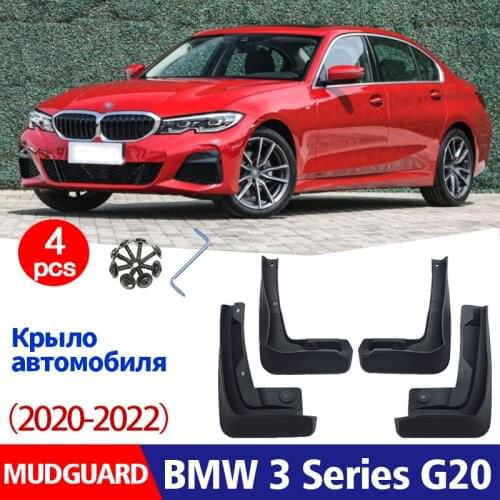FOR Bmw 3 series G20 Mudguards Fender Mud Flap Guards Splash Mudguard Fenders Mudflaps car accessories auto styline 4pcs