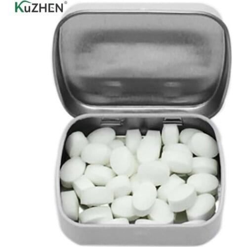 Travel Portable Silver Metal Rectangle Pill Box Case Drug Holder Medicine Tablet Capsule Box Container Storage