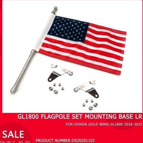 Flagpole Set For honda Gold Wing GL1800 Motorcycle Accessories & Parts