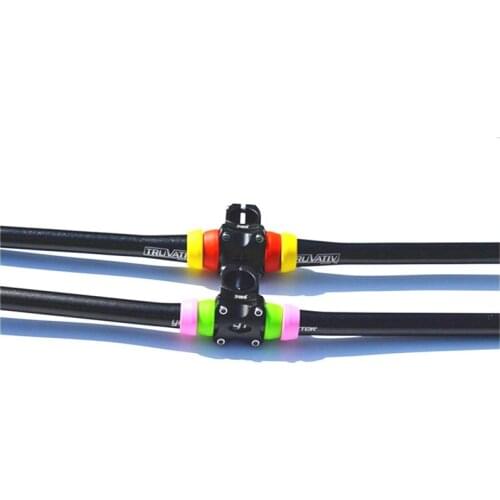 Colored Bicycle Horizontal/Swallow-shaped handlebar spacing ring limit 25.4mm 31.8mm fixing silicone
