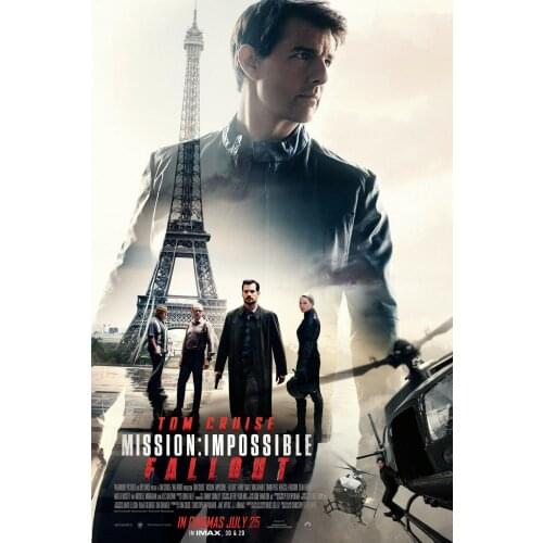 NEW MISSION IMPOSSIBLE FALLOUT OFFICIAL CINEMA MOVIE Art print Silk poster Home Wall Decor