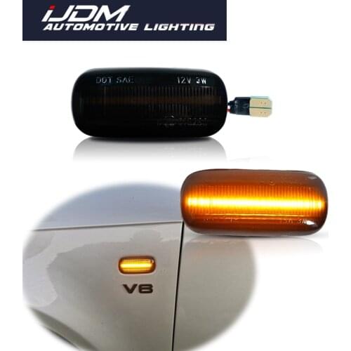 IJDM Amber yellow Side Marker Turn Signal Light Blinker Light For Audi A3 S3 8P A4 S4 RS4 B6 B7 B8 A6 S6 RS6 C5 C7 Turn Signal