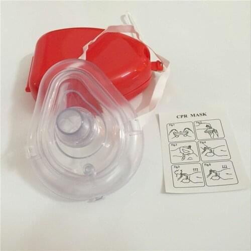 Professional First Aid CPR Breathing Mask Protect Rescuers Artificial Respiration Reuseable with One-way Valve Tools