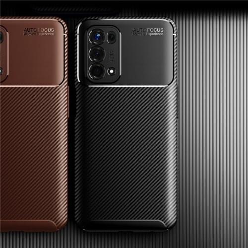 Silicone Bumper For OPPO A74 5G Case For OPPO A74 A54 A94 A55 Cover Luxury Shockproof TPU Protective Phone Cover For OPPO A74 5G