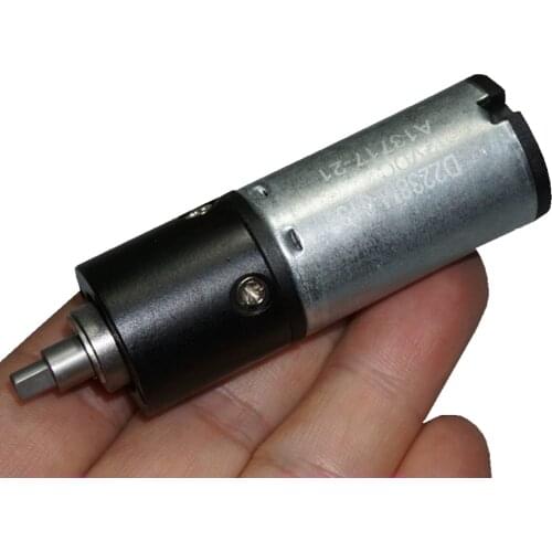 Brand new 5-12V metal 22mm two-stage planetary gear motor Medium-strength magnetic motor planetary gear motor