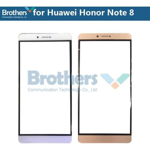 For Huwei Honor note 8 Glass Lens Front Outer Touch Screen Glass Front LCD Glass Lens For Huwei Honor note 8 Phone Replacement