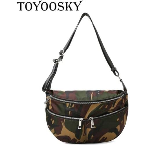 TOYOOSKY Tactical Chest Bags Unisex Fashion Function Crossbody Bag Camouflage Streetwear Hip Hop Bag Adjustable Oxford Waist Bag
