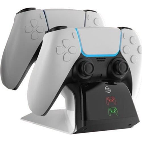 LED Controller Charger Cradle For Sony PS5 Controller Dual USB 3.1 5V Fast Charging Stand Station Dock Type-C Charger Dock