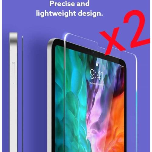 2Pcs Tablet Tempered Glass Screen Protector Cover for IPad Pro 11 HD Full Coverage Protective Film