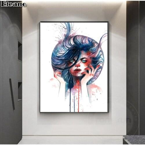 Abstract Art Print Woman Canvas Black Red Figure Poster and Prints Nordic Creativity Oil Painting Living Room Wall Art Canvas