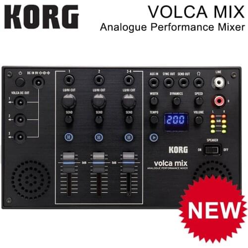 Korg Volca Mix Analogue Performance Mixer Compact Multi-Function Four-Channel Mixer
