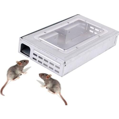 Household Large Mouse Trap Automatic Continuous Mousetrap Reusable Catch High Effect Rat Traps Catcher Killer Mice Rodent Cage