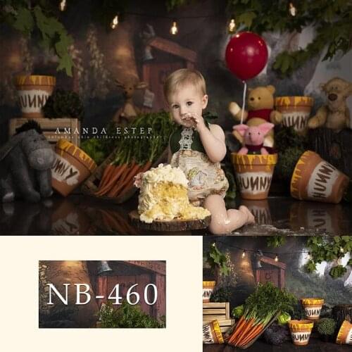 Vinyl Photography Backdrops Newborn Boy or Girl Bokeh Photographic Background Baby Shower Decorations Photocall Background Props