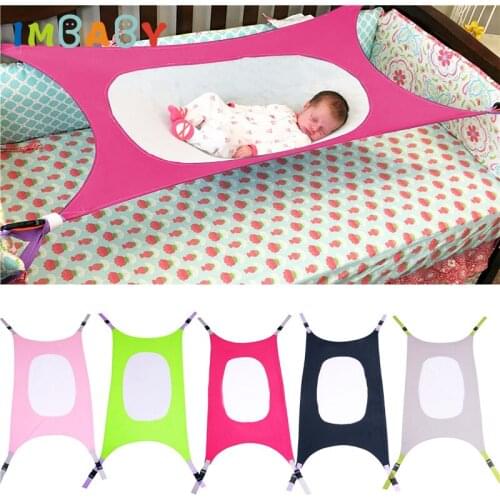 IMBABY Newborn Baby Hammock Home Outdoor Detachable Portable Comfortable Bed Kit Camping Baby Hanging Sleeping BedDropshipping