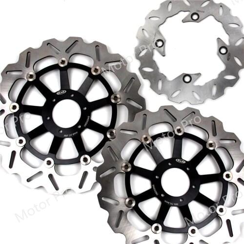 For Honda VTR F FIRESTORM 1000 1997 - 2007 Front Rear Brake Disc Disk Rotor Kit Motorcycle VTR1000F 2002 2003 2004 2005 Gold