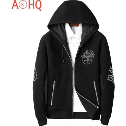 Winter Jacket Men Clothing Hooded Mens Real Fur Coat Male Clothes Rabbit Fur Warm Jackets 2021 Chaqueta Hombre LXR997